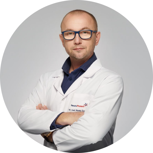 Maciej Czarnecki specjalista neurolog, założyciel Centrum Medycznego NeuroProtect